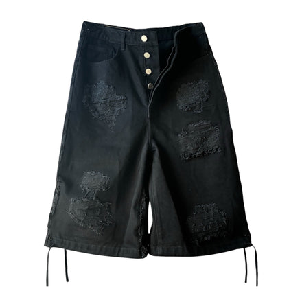“thrashed” shorts